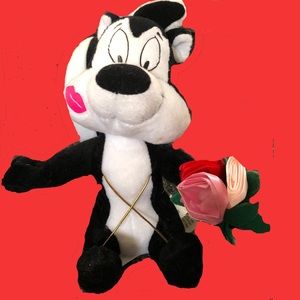 Looney Toons Pepe Le Pew Stuffed Plush